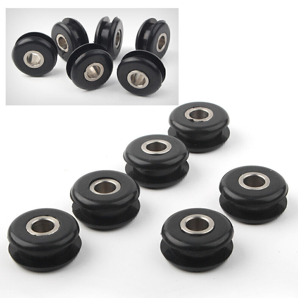 Gas Tank Mounting Rubber Grommets Black 6PCS for Harley Fatboy Heritage Softail