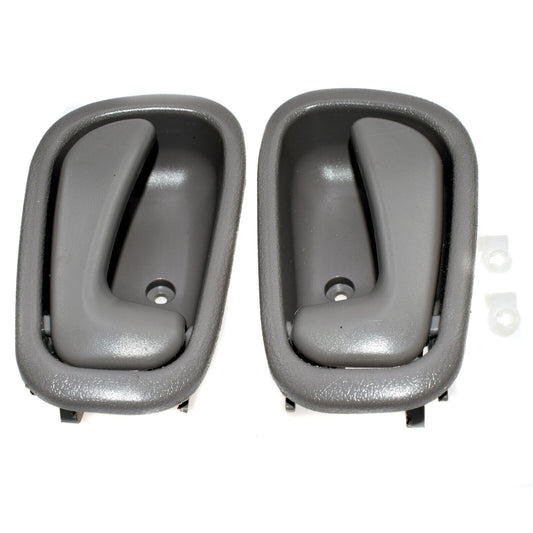 for Toyota for Corolla Prizm 1998-2002 2Pcs Grey Inner Inside Door Handle Left Right