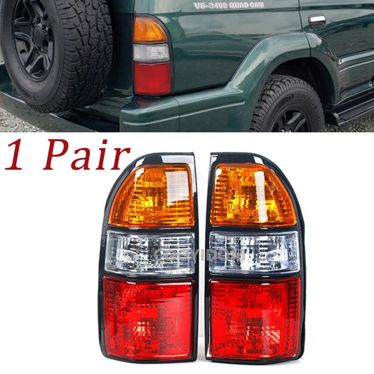 2PCS Rear Brake Lamp Tail Light for Toyota Prado FJ90 LC90 3400/2700 1998-2002