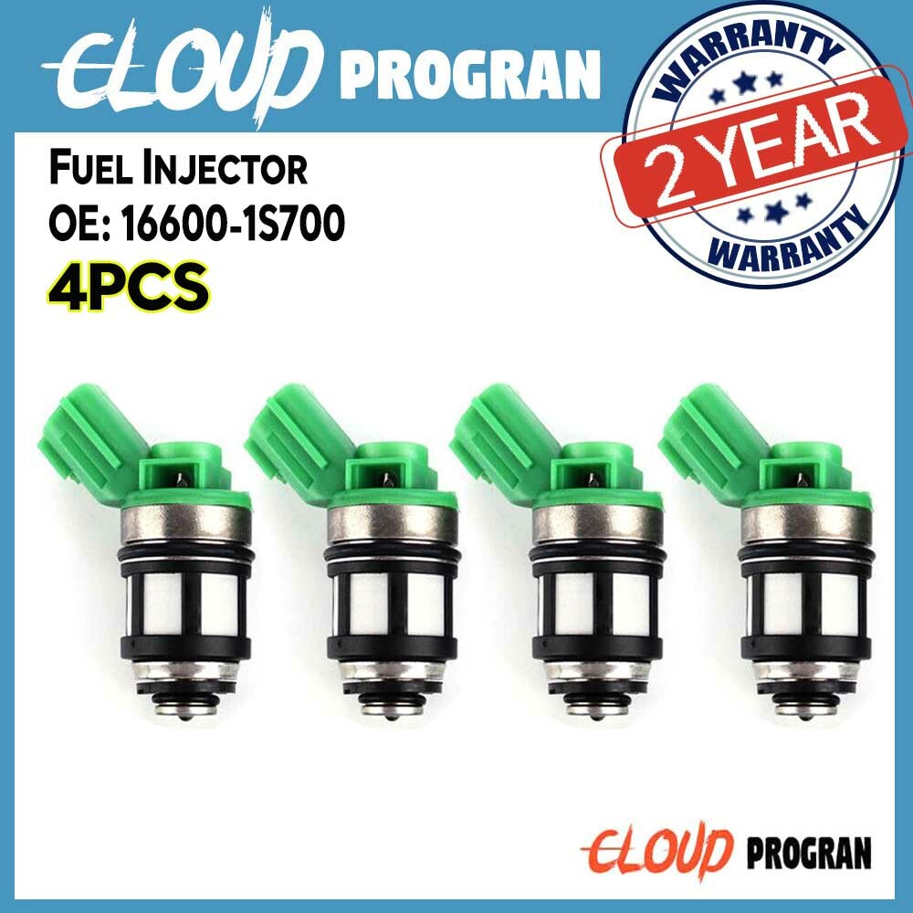 4PC Fuel Injector 16600-1S700 JS4D-5 for Nissan Frontier Pickup Xterra 2.4L