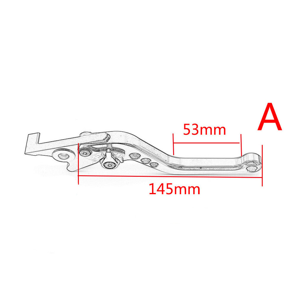 for Yamaha YZF R6 Motorcycle CNC Adjustable Short Clutch Folding Brake Levers