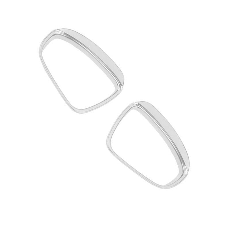 1 Pair for Nissan Tuca Terra 2018 New rearview mirror Rain Eyebrow frame silver