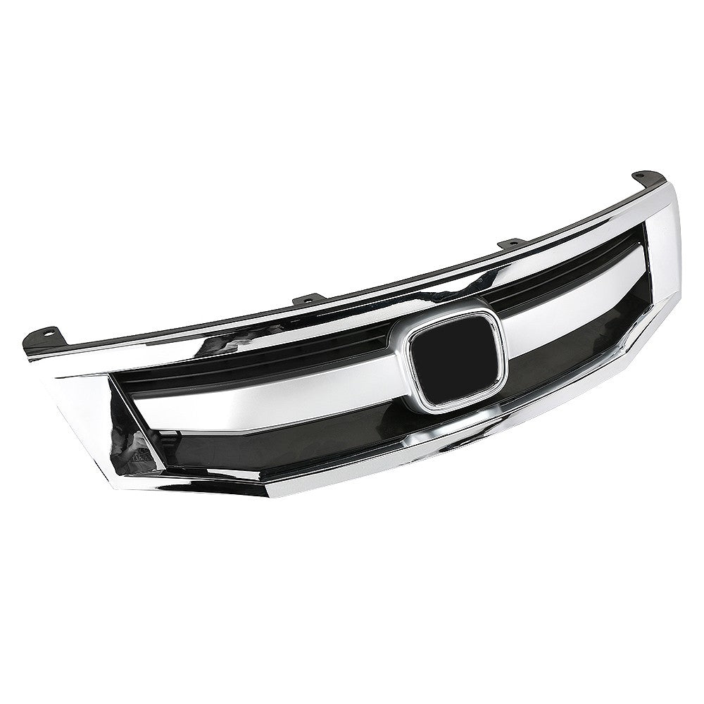 Chrome Radiator Bumper Grille Front Upper Grill For 2008 2009 2010 for Honda for Accord