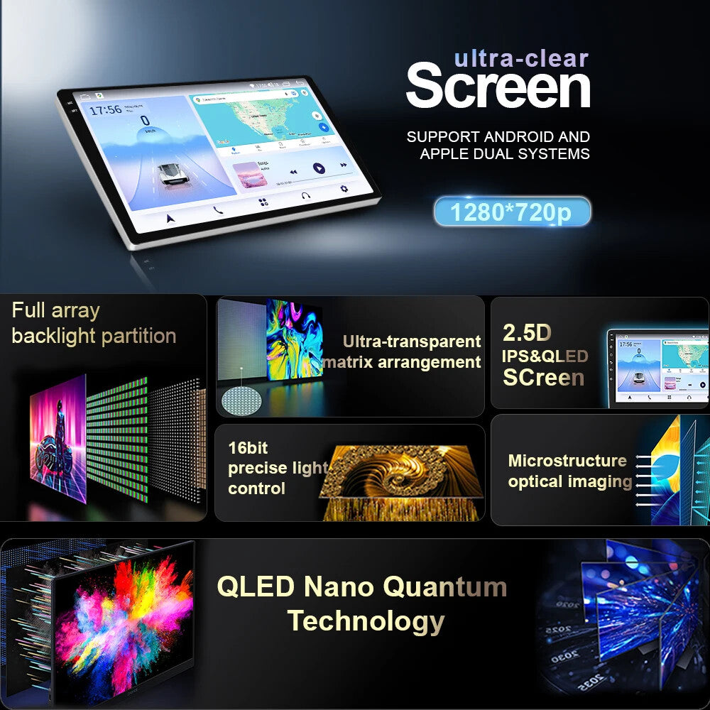 Android Auto Car Radio for Toyota Avensis T25 02-08 Stereo Video Player GPS Navi
