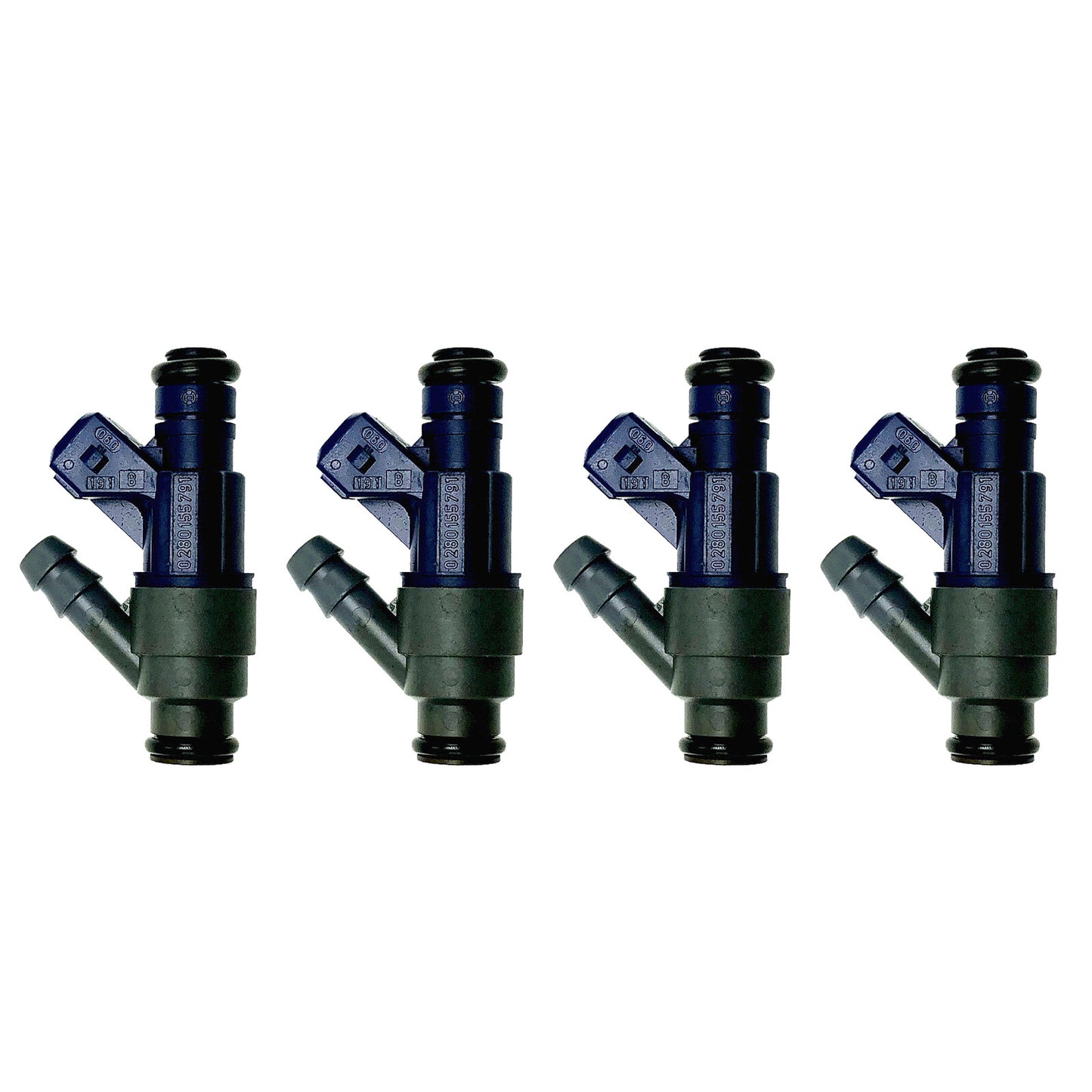 Set of 4 Fuel Injectors 0280155791 for 1998-2000 for VW for Golf for Jetta Beetle 2.0L FJ747