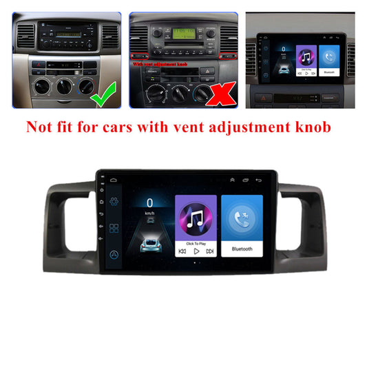 For 2003-2008 for Toyota for Corolla Stereo Radio GPS Nav Head Unit WIFI FM 9Android 11