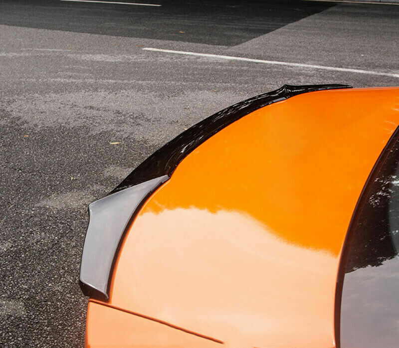 for Mazda 3 Axela sedan 2019-23 Black Rear Trunk Lip Spoiler Visor Molding Wing