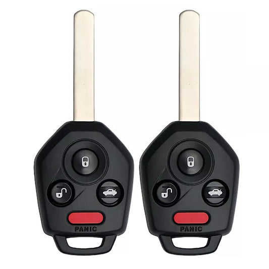 2 Replacement Keyless Entry Keychain Remotes for Select for Subaru Vehicles