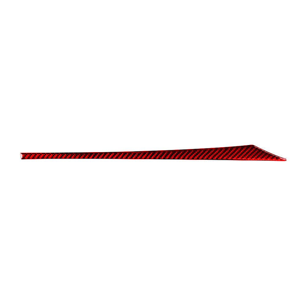 Red Carbon Fiber Center Control Decorative Trim for Toyota 86 for Subaru BRZ 2016-20