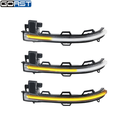 Dynamic rearview mirror flashing traffic turn signal LED lights applicable to for BMW X3 X4 X5 X6
