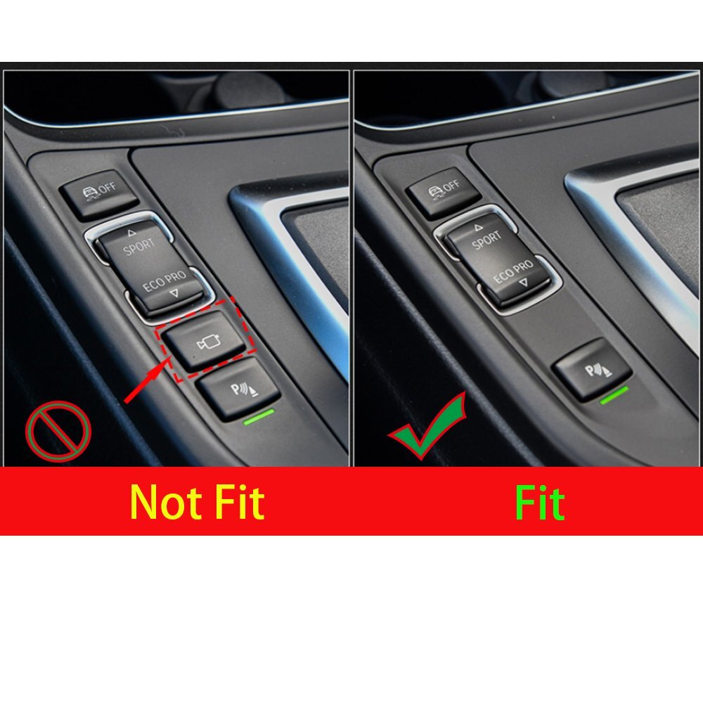 Carbon ABS Gear Shift Panel Trim for BMW 3 Series F30 2016-19 4 Series 3GT 13-20