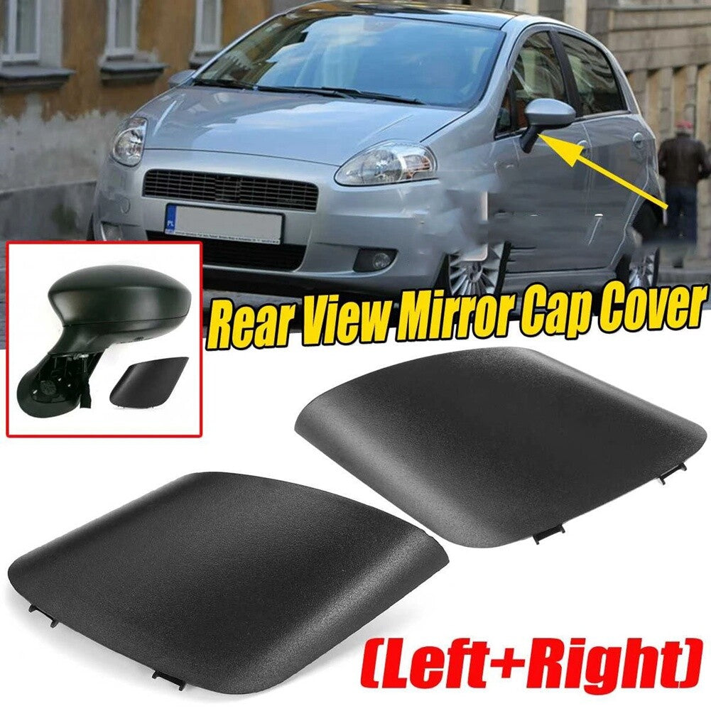A pair of door wing mirror screw cap covers for Fiat Grand Punto 2005 - 2009 NT