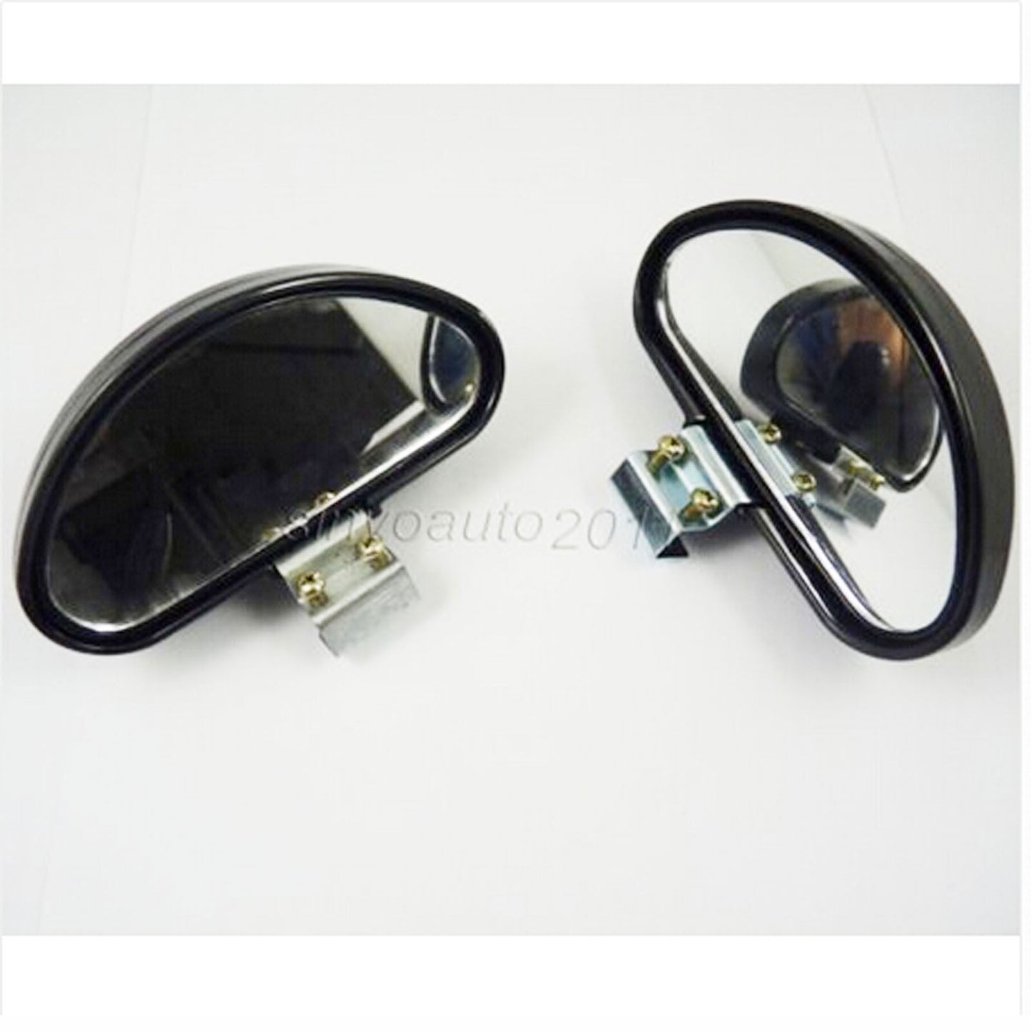 2x Auxiliary side mirror blind spot behind the open area RV van Rearview Mirror