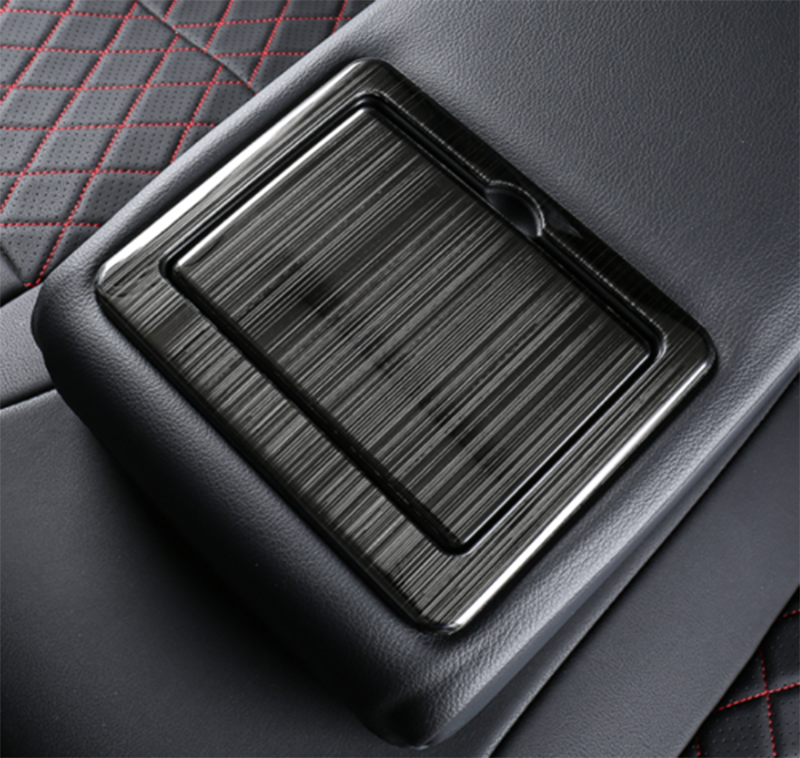 for Nissan Altima 2019-2022 Black Titanium Rear Cup Holder Lid Panel Cover Trim
