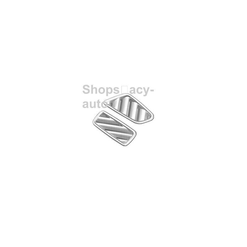 Fit for Audi Q3 2019-24 Matte Silver Inner Dashboard Upper Air Outlet Vent Trim