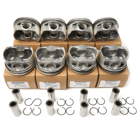 8pcs Pistons Rings Set 9.3:1 for Audi RS6 C7 RS7 S8 4H CTF CWU CRD DDT 4.0 TFSI