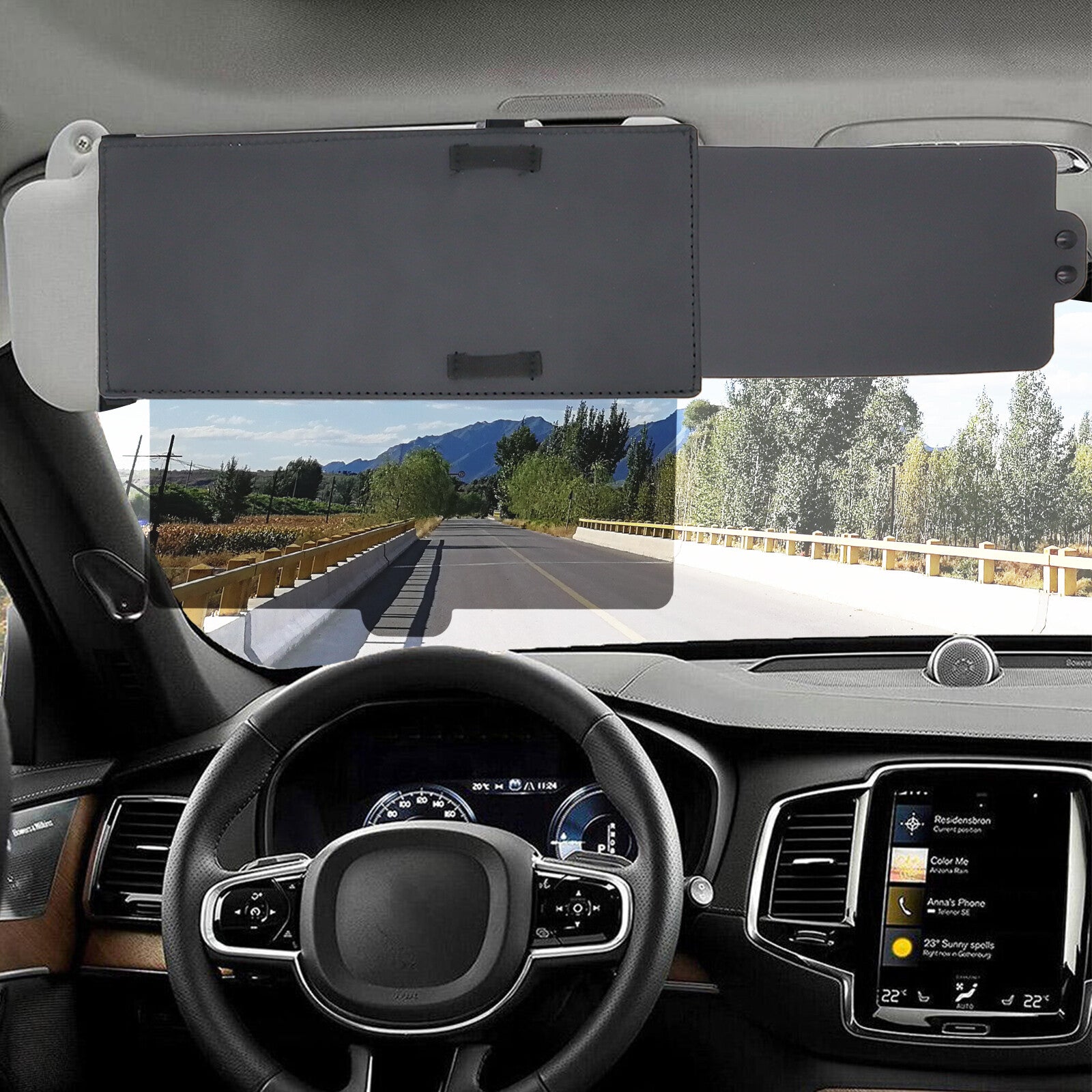 Car Sun Visor Extension Extender Shield Truck Front Side Window Shade Anti Glare