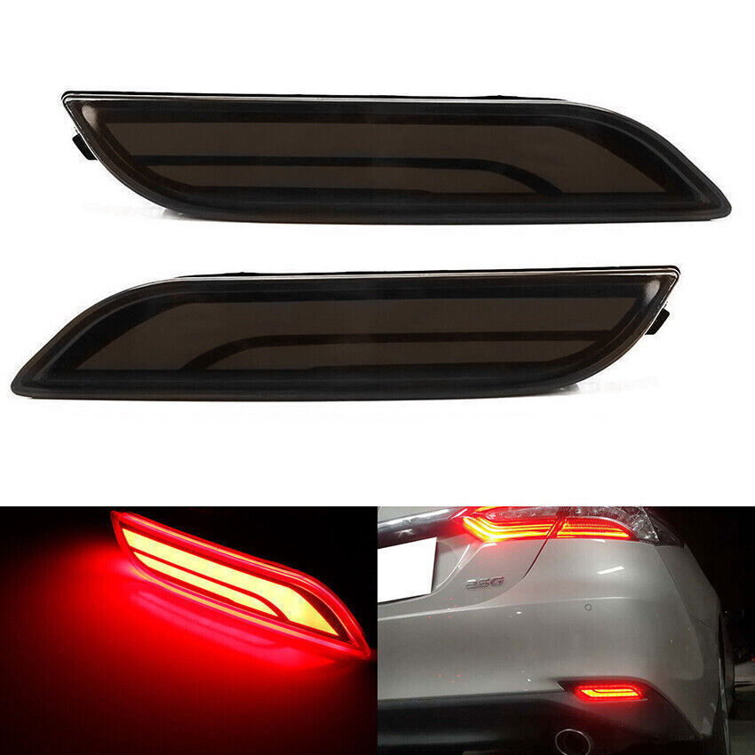 for Toyota for Camry 2018-2023 Smoked Lens LED Rear Fog Light Tail Bumper Light Sets