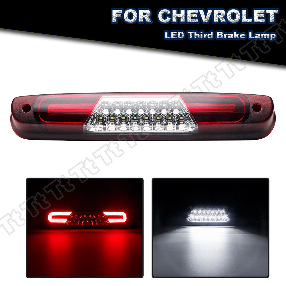 Applicable to 07-14 for Chevrolet Silverado/ for Sierra LED 3RD third brake + cargo red + white American lights