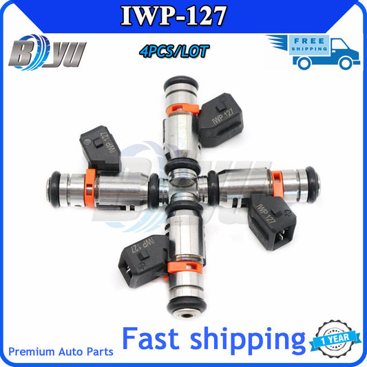 new 4-piece fuel injector kit, IWP127, suitable for Ford Fiesta Ecosport 1.6L, 2003-2006.