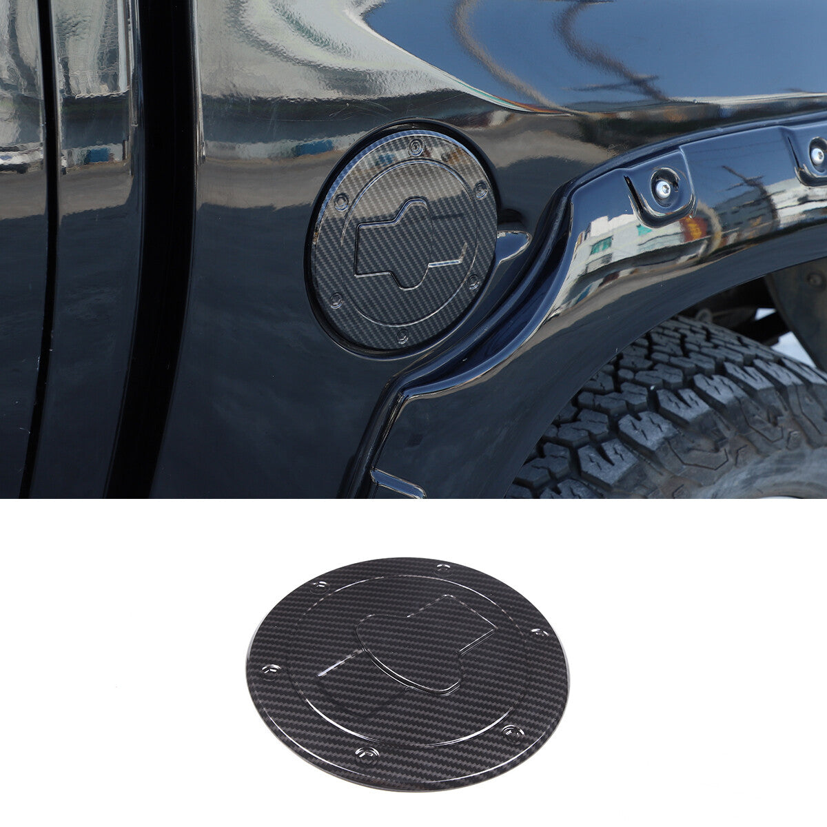 Smoked Black Rear Fog Light Trim for Cadillac for Escalade 2021-2023