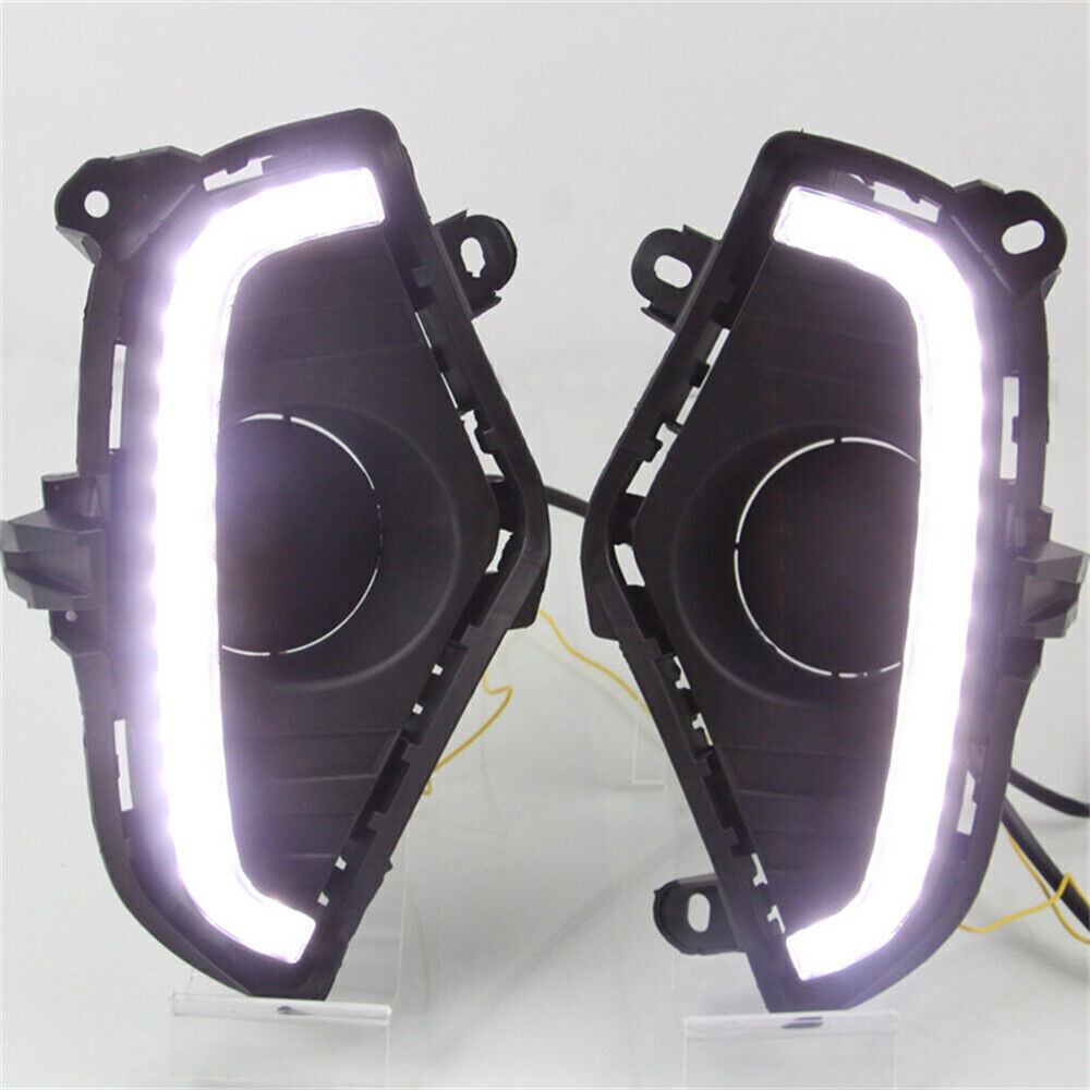 Turn Lamp Front Fog Light w/Harness Switch Kit LED DRL for Toyota RAV4 2019-2023