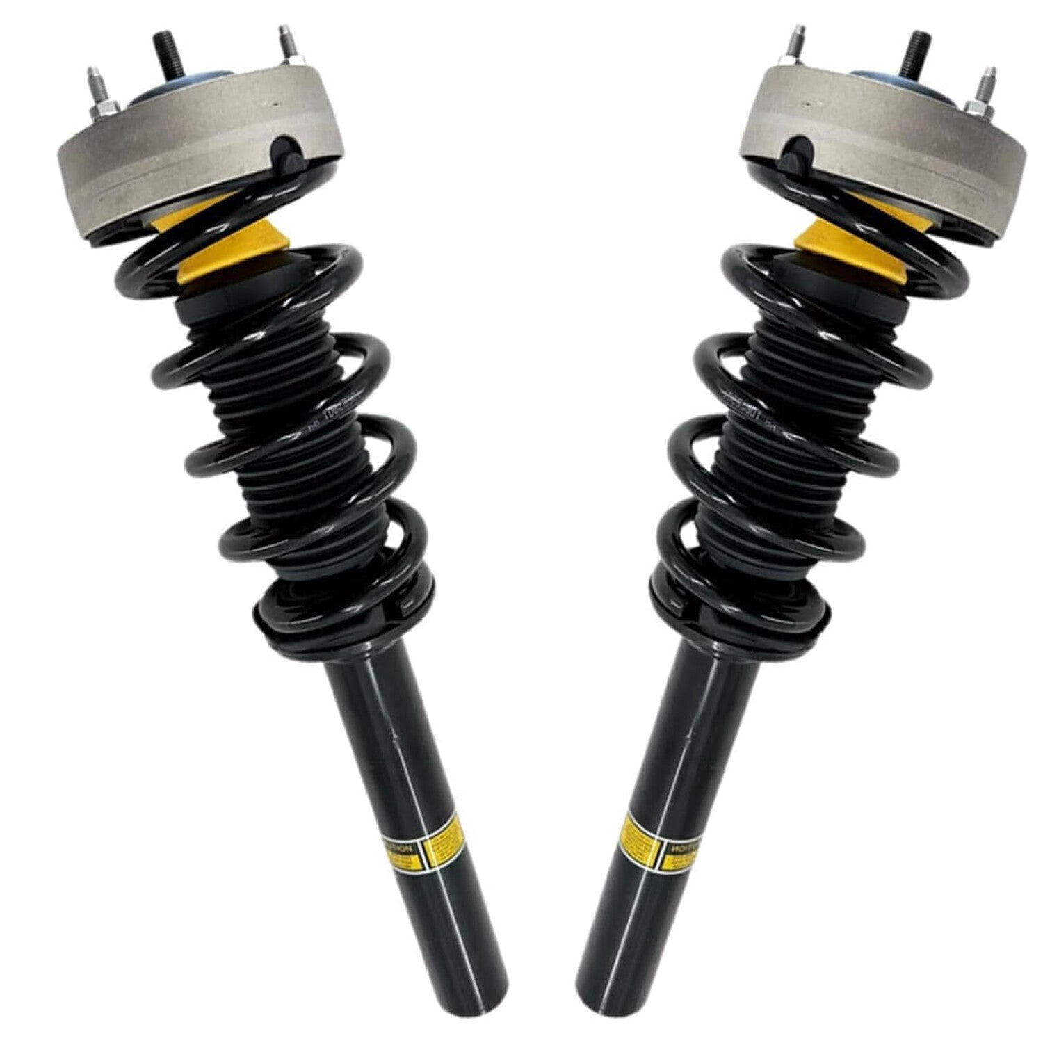 Pair Front Shock Struts Assys w/Electronic Fit for Jaguar XJ XJR 2010-2019 #C2D16483