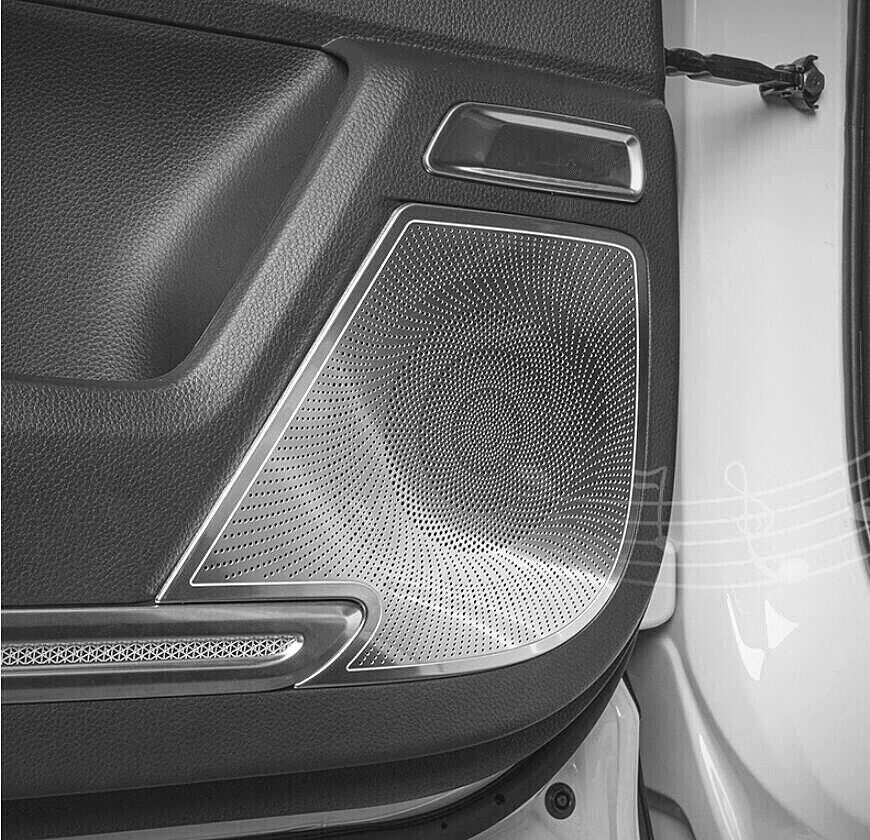 Inner Door Speaker Ring Trim Cover Accessories for Honda CR-V CRV 23-2024 Silver