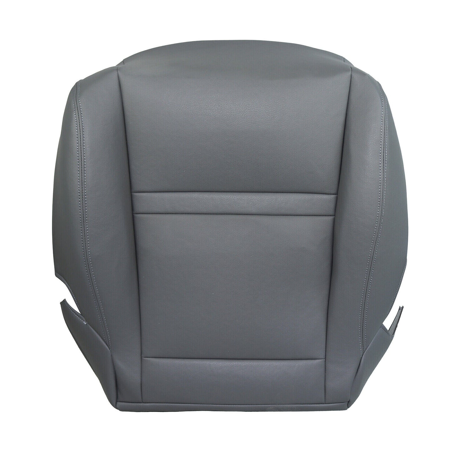 for Toyota for Land Cruiser 1990-97 4PCS Leather Driver  Passenger for Seat Covers Gray