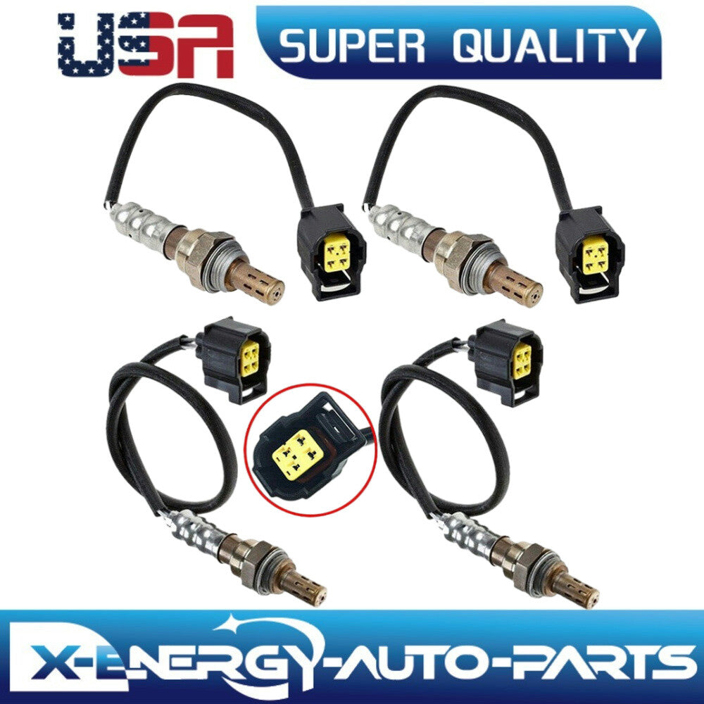4pcs NEW Oxygen Sensor Upstream Downstream For 2007-2009 for Jeep for Wrangler V6 3.8L