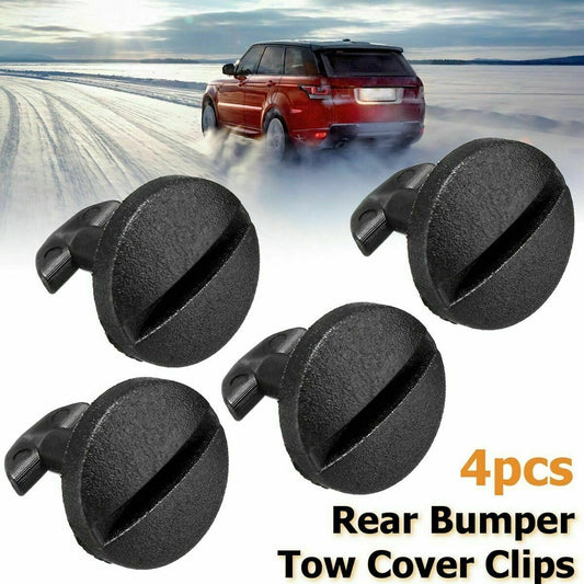 4X Rear Bumper Tow Eye Cover Clip for Land Rover for Range Rover Sport LR2 LR3 LR4