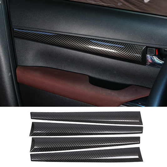 Carbon fiber ABS interior door panel cover for Toyota Hilux 2015-21 - Parts