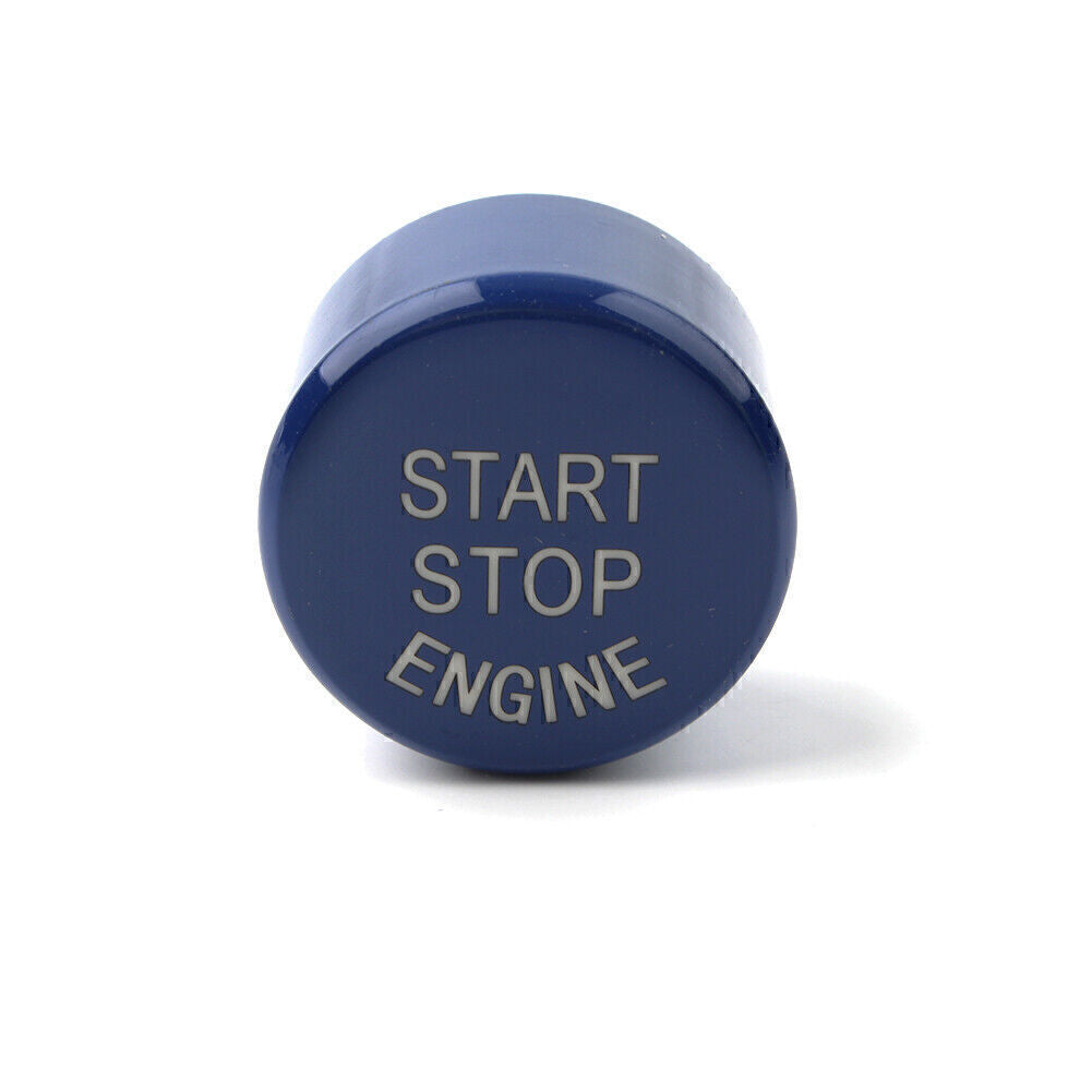 Fit for BMW 5 Series G30 G Chassis Cars Engine Start Stop Button Cover Trim Blue