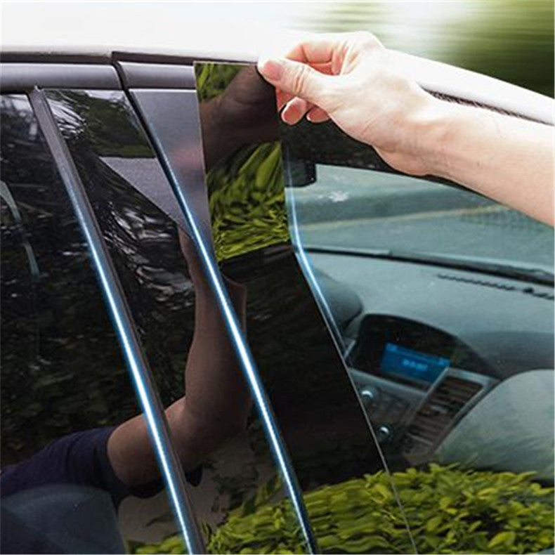 for Hyundai Sonata 2020-2023 Black Pillar Posts Set Door Trim Piano Cover Kit 6x