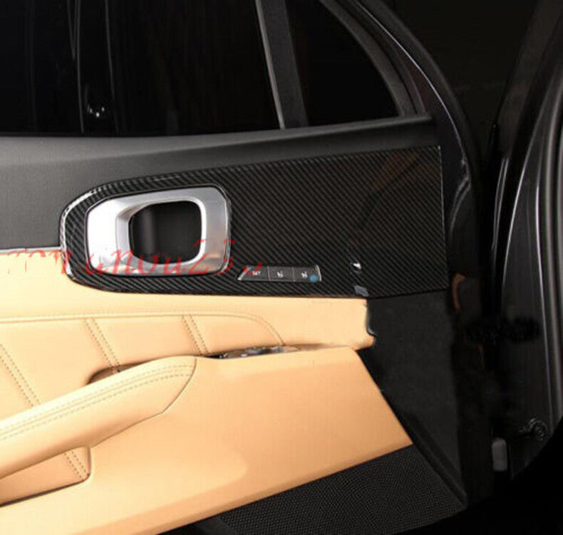 for Kia Sorento 2021-2023 Carbon Fiber Interior Door Handle Bowl Cover Trim