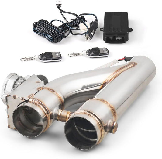 Universal 3-inch stainless steel exhaust pipe kit