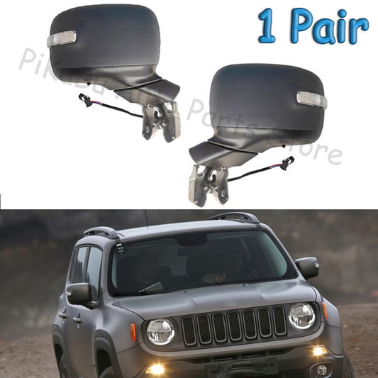 1Pair for Jeep Renegade 2015 2016 2017 2018 Power Mirror No Heated Signal Light