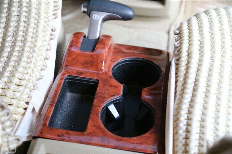 Console Gear Shift Frame Cover Trim for Honda CRV CR-V 2007-2011 Red Wood Grain