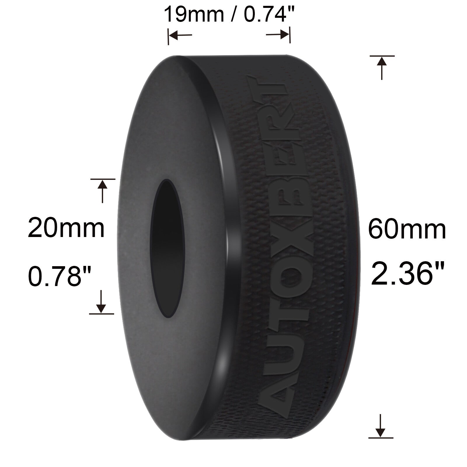 DE Universal Gummi JackPads Adapter mit 20mm Wagenheber Gummiauflage Gummipuffer
