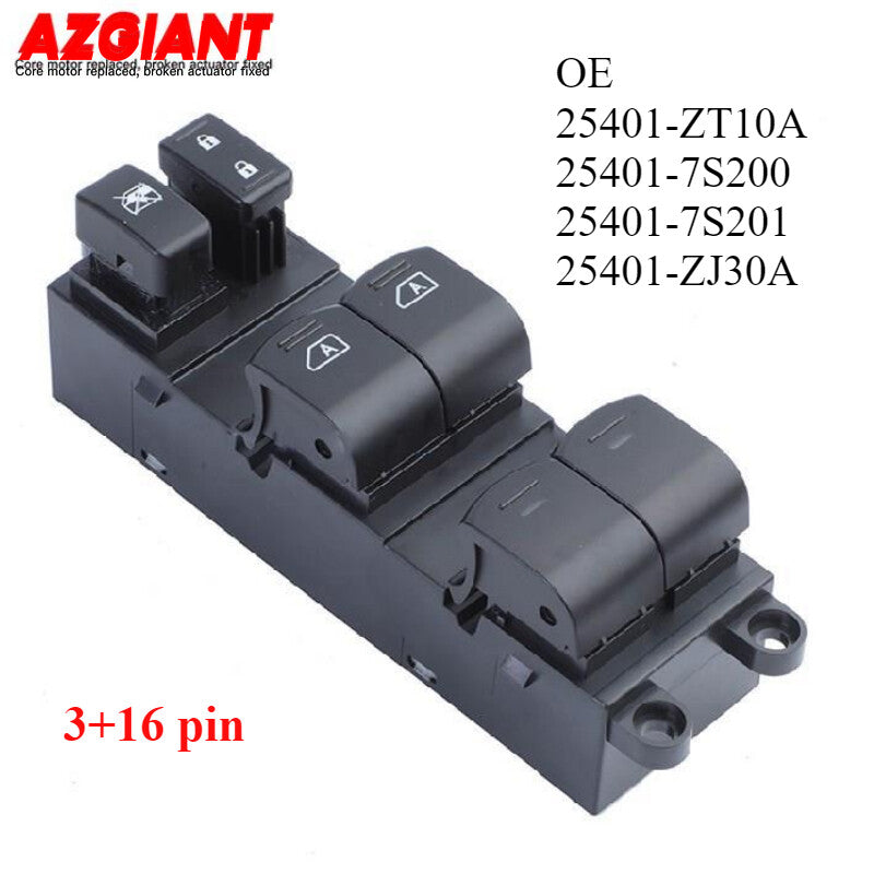 Power Window Switch for Nissan Armada for Nissan Titan Front Left Driver Side