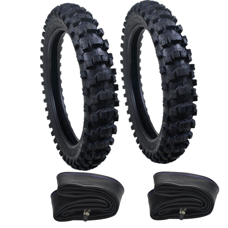 Front 70/100-19  90/100-16 rear tire + tubing suitable for KX100 for Honda XR100R Dirt Pitbike