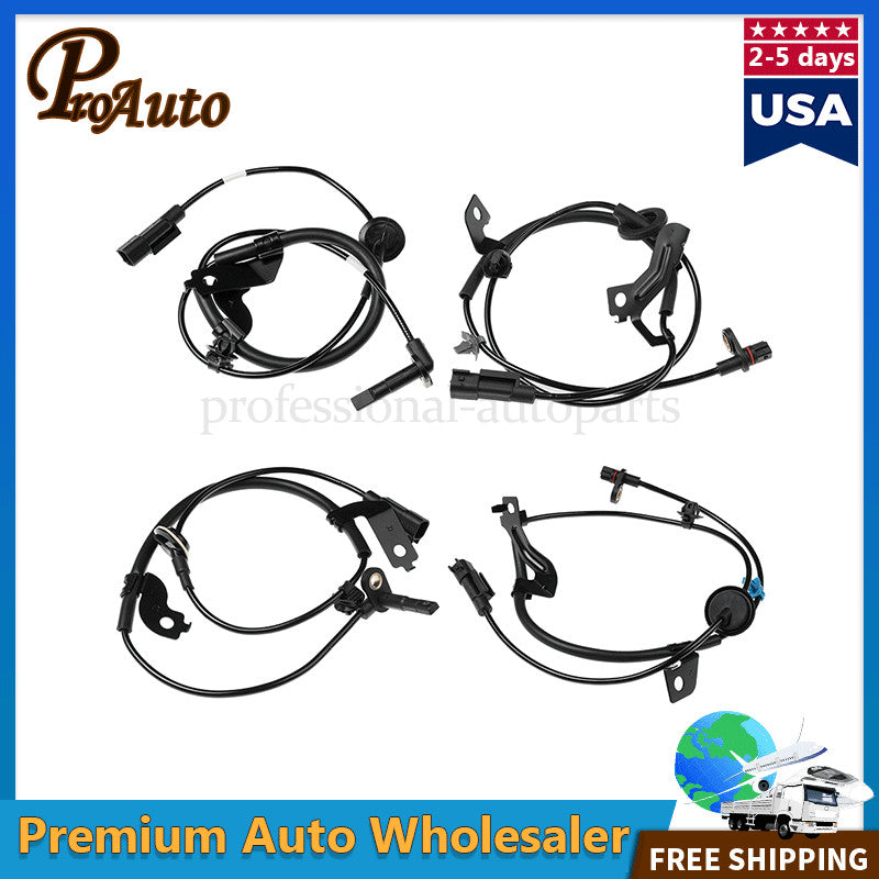 4Pcs ABS Speed Sensor Front Rear For 2008-2017 for Mitsubishi Lancer Outlander
