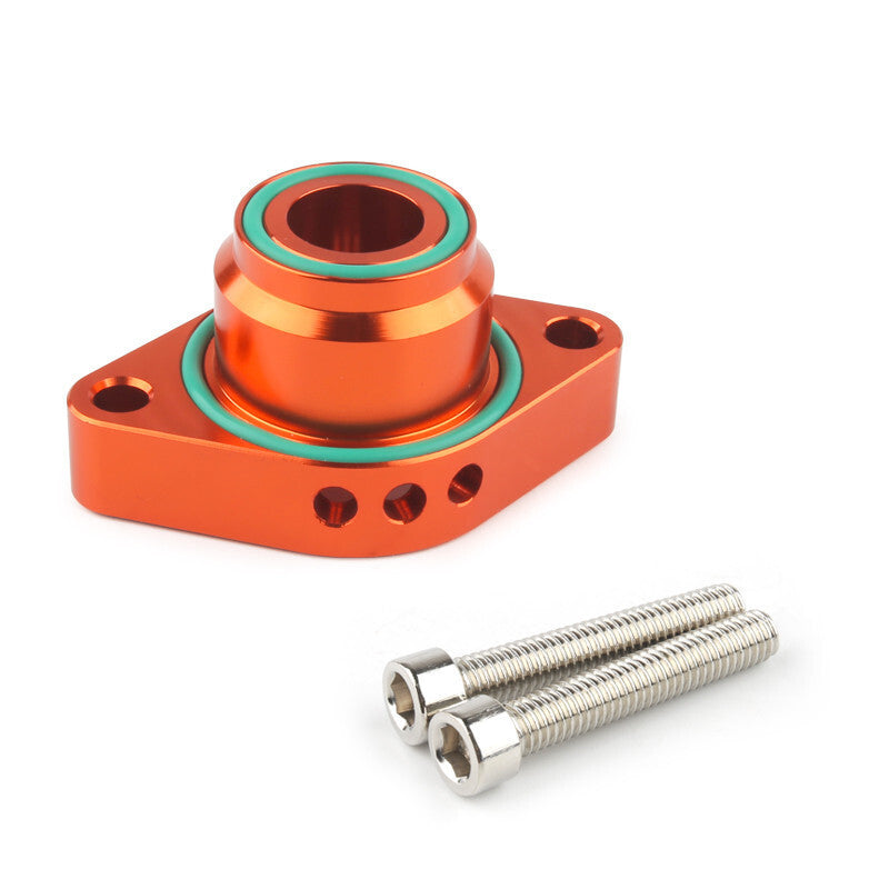 Aluminum Turbo Blow Off Valve Adapter For 1.4 TSi for VW for Audi for Seat for Skoda Orange