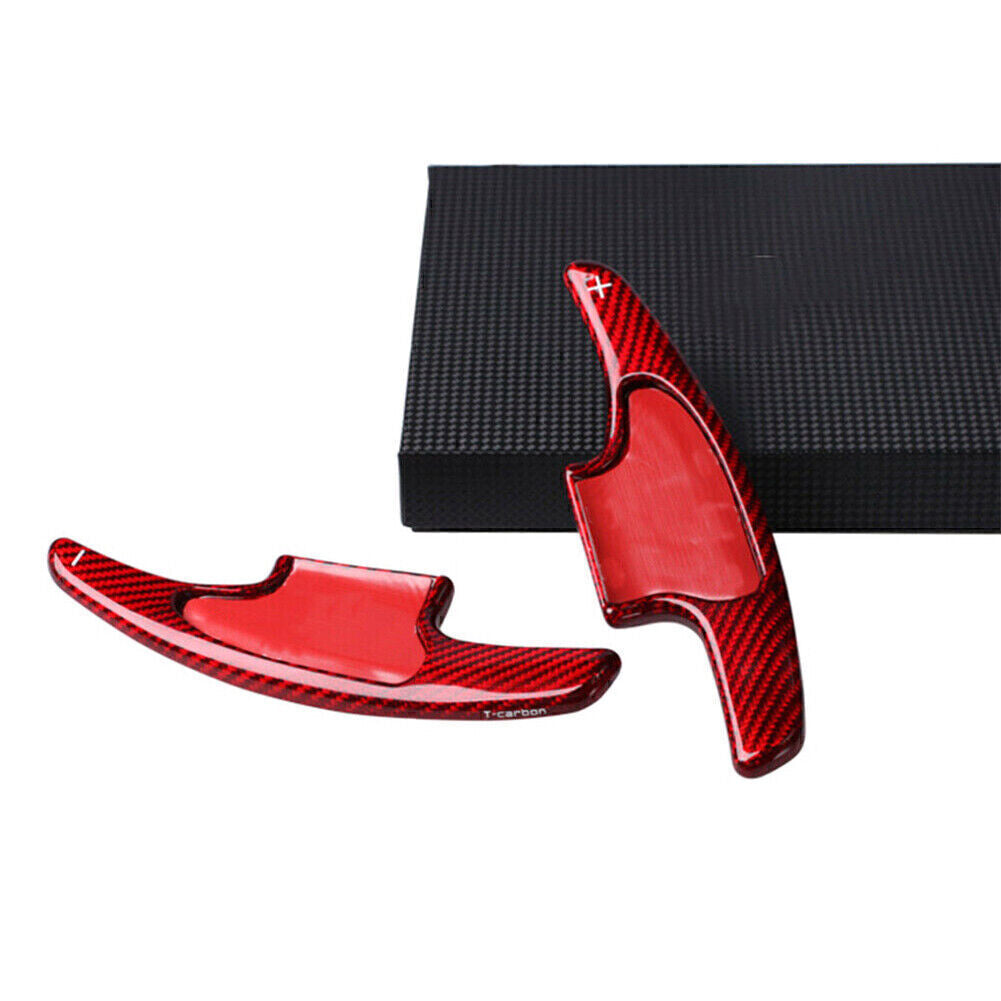 Extended Steering Wheel Paddle Shifter for 2018 for Honda (Carbon Fiber Red)