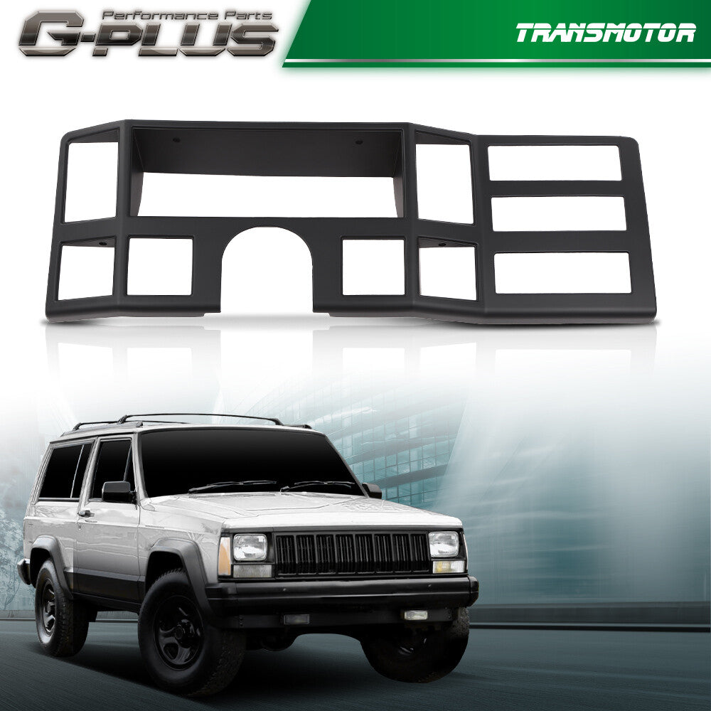 Suitable for 84-96 for Jeep Cherokee XJ speedometer cluster, dashboard trim panel bezel, black