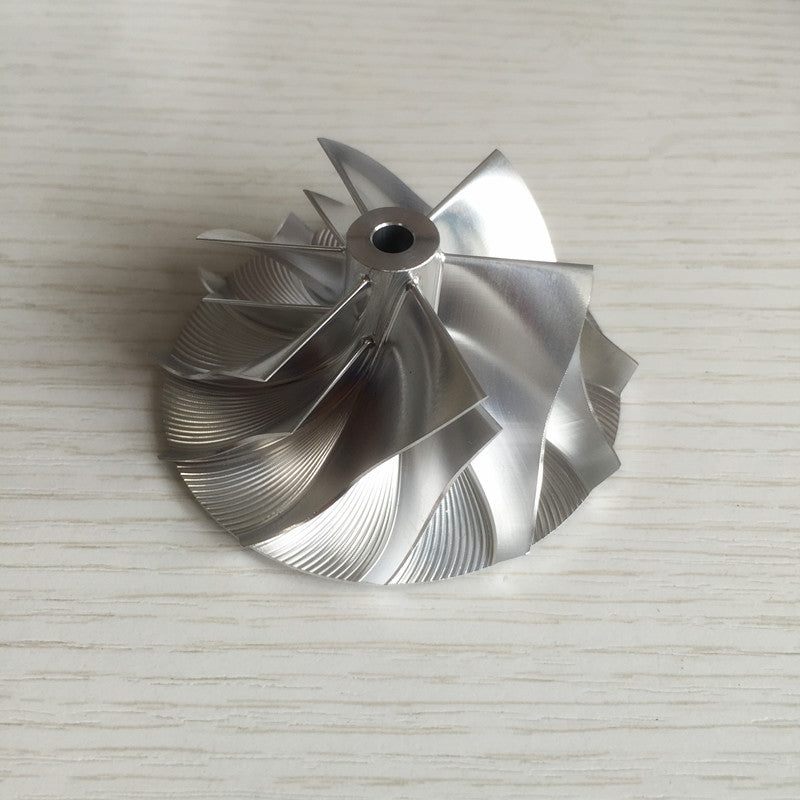 TD04HL Reverse 49.10/65.00 mm 6+6 Blade Performance Billet Compressor Wheel