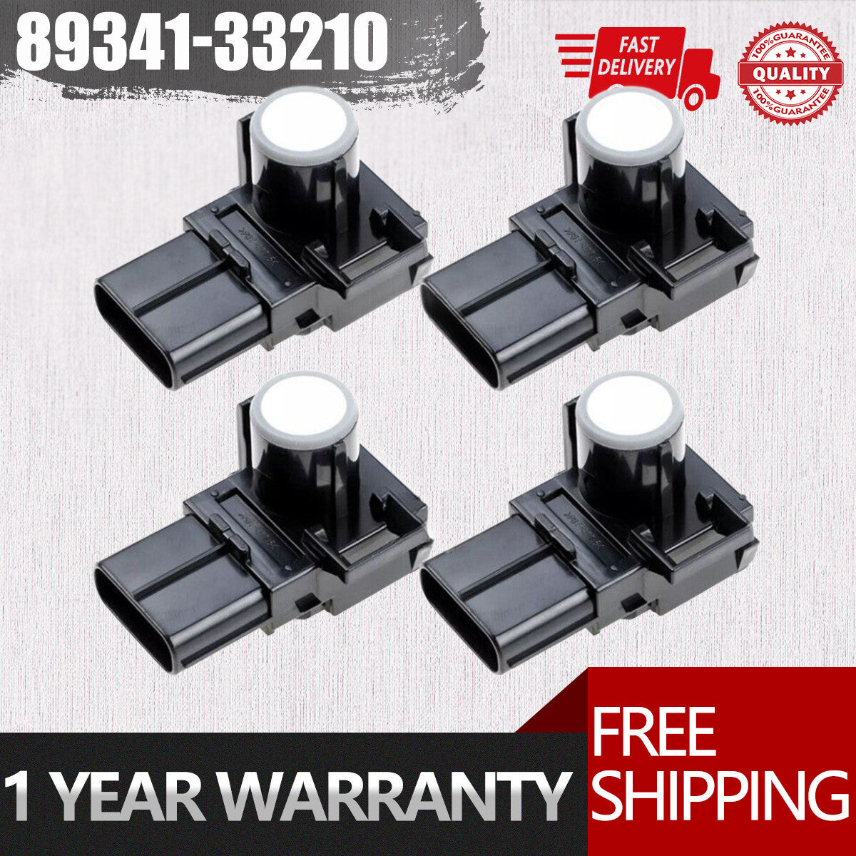 4PCS PDC Parking Sensor 89341-33210 for Toyota for Sienna for Land Cruiser for Camry for Avalon