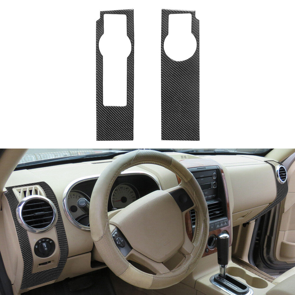 Carbon Fiber Side Vent Outlet Cover for FORD EXPLORER /SPORTTRAC for MERCURY 2008-10