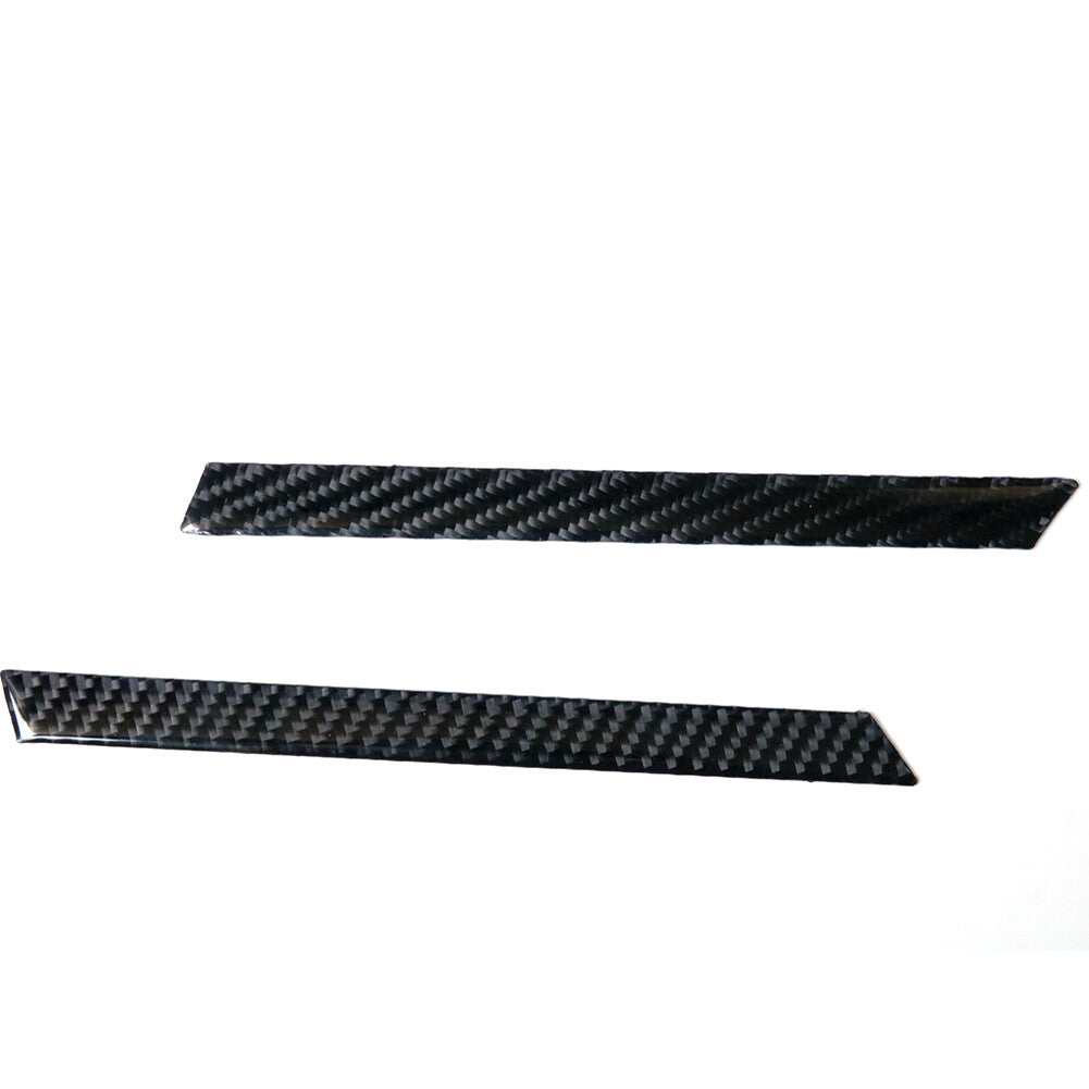 2Pcs Carbon Fiber Window Pillow Cover Trim for Honda for Civic Coupe 2013-2015