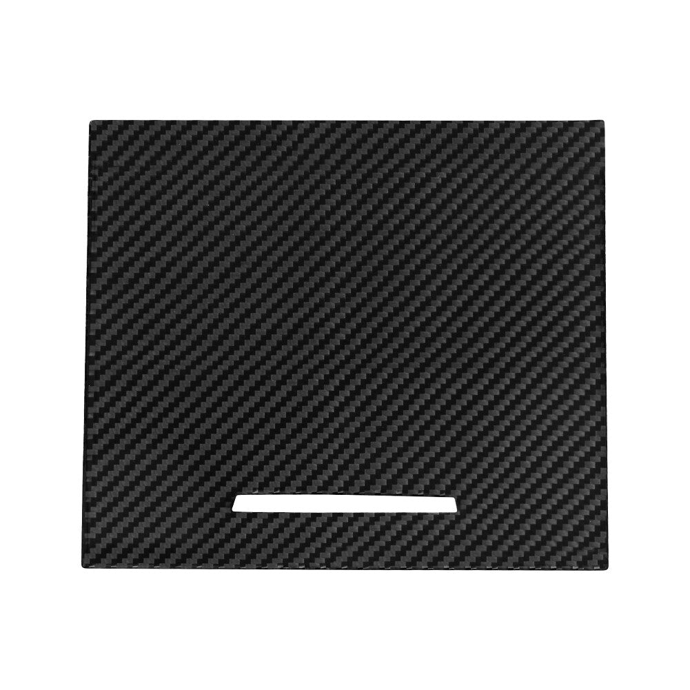 Carbon Fiber Center Storage Box Panel Cover Trim for Ford Explorer 2020-2023